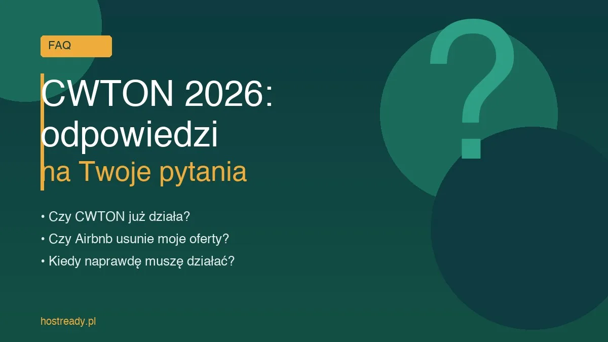 CWTON 2026 FAQ: Answers for Hosts Who Have Heard Conflicting Information